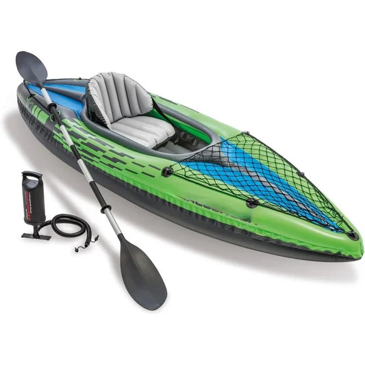Challenger Inflatable Kayak Series: Includes Deluxe 86in Kayak Paddles and High-Output Pump