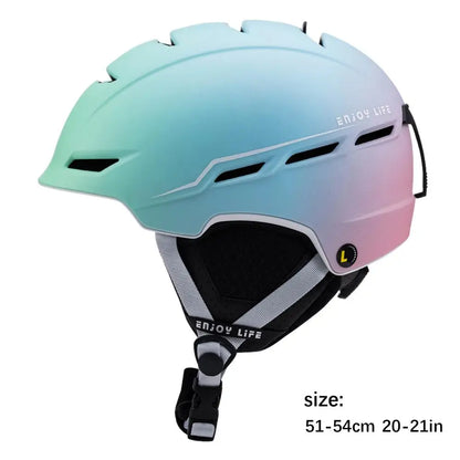Gradient Color Ski/Snowboard Anti-impact Helmet for Men & Women