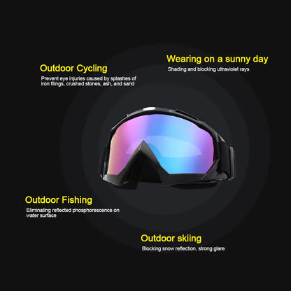 Anti-Fog Ski/Snowboard Goggles with UV Protection